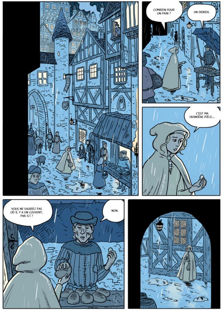 Planche de BD L'amourante
